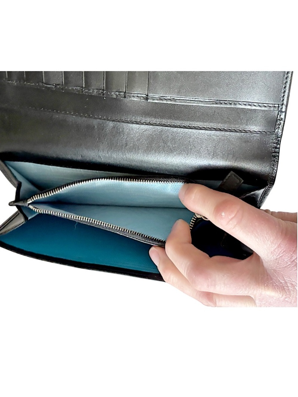 BULGARIA BVLGARI Black Leather Continental Wallet - Picture 10 of 11